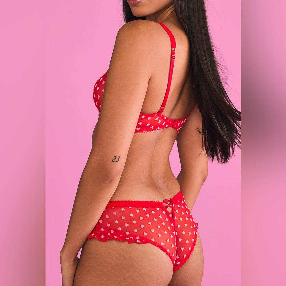 Victorias Secret Red Heart Pantie